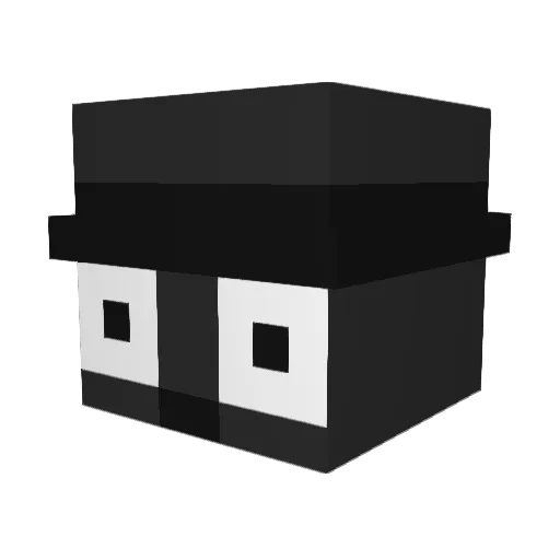 vustorminecraft Minecraft avatar head, 3D render