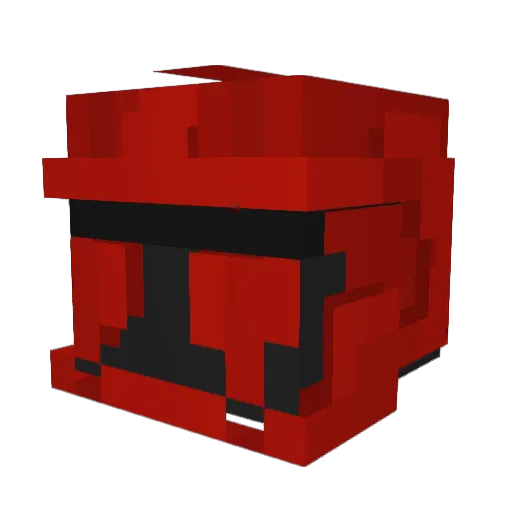 vutrepture Minecraft avatar head, 3D render