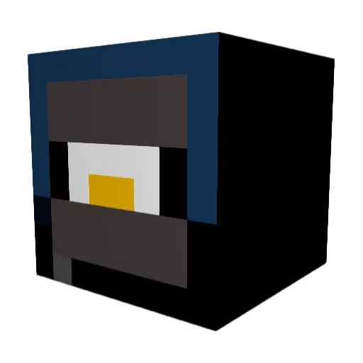 vutu Minecraft avatar head, 3D render