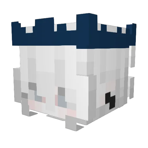 vv0729 Minecraft avatar head, 3D render
