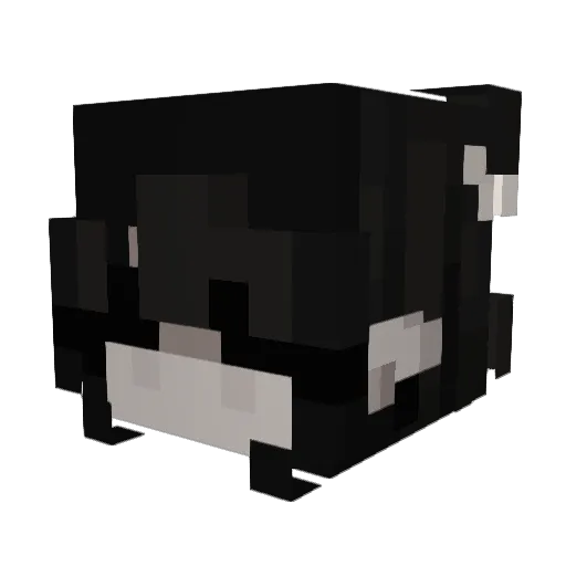 vv1mo Minecraft avatar head, 3D render