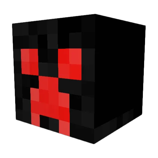 vvPyro_ Minecraft avatar head, 3D render