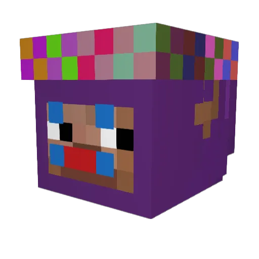 vvaleehh Minecraft avatar head, 3D render