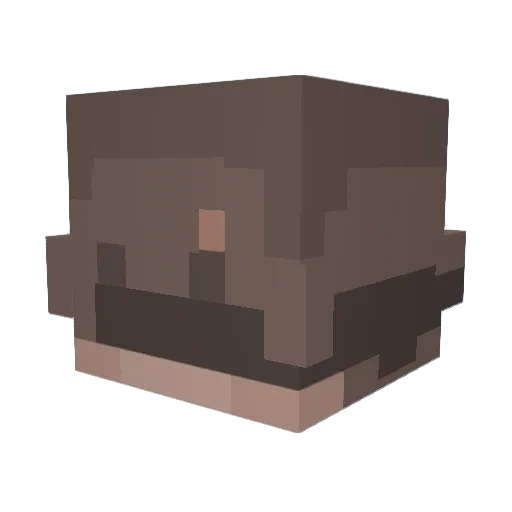vvalenn_gd Minecraft avatar head, 3D render