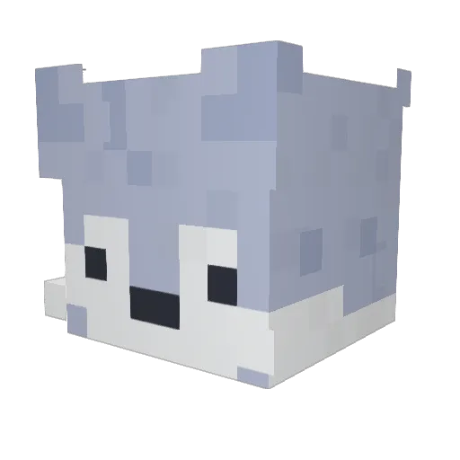 vvampirr Minecraft avatar head, 3D render