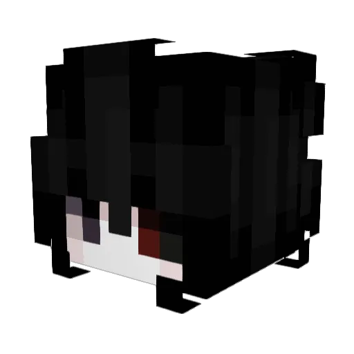 vvav Minecraft avatar head, 3D render