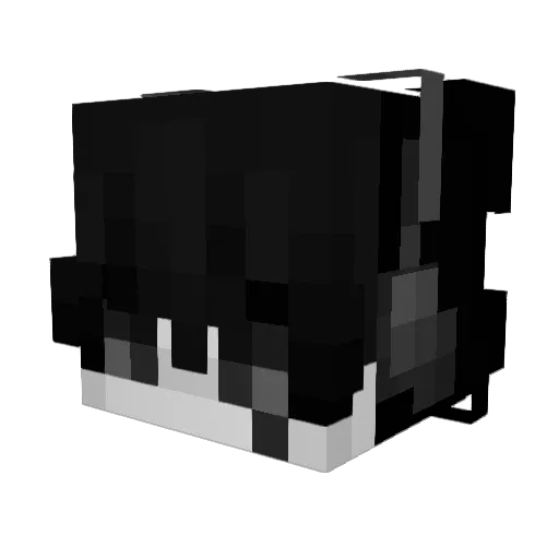 vveroxeni Minecraft avatar head, 3D render