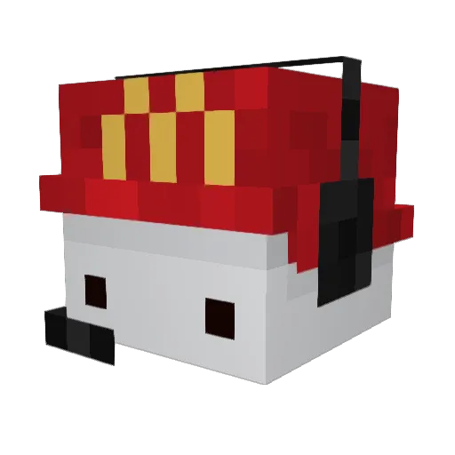 vvhn28 Minecraft avatar head, 3D render