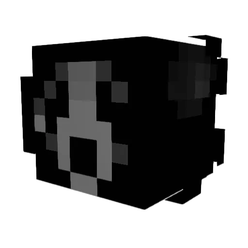vvinny9 Minecraft avatar head, 3D render