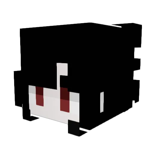 vvnu Minecraft avatar head, 3D render