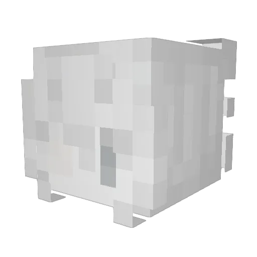 vvodie Minecraft avatar head, 3D render