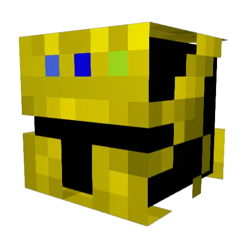 vvoffle Minecraft avatar head, 3D render