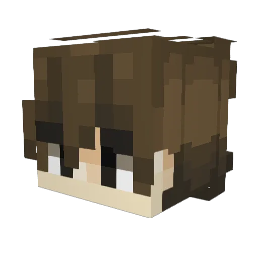 vvoidgears Minecraft avatar head, 3D render