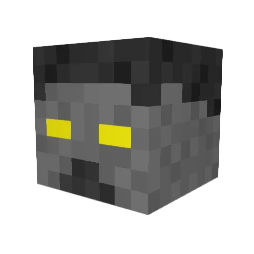 vvsMaspa Minecraft avatar head, 3D render