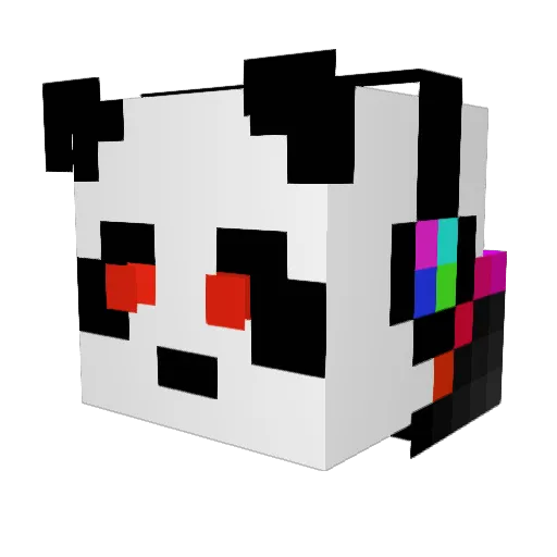 vvsrex8243 Minecraft avatar head, 3D render