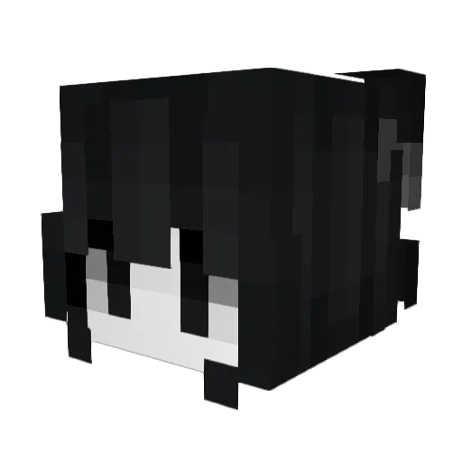 vvssaintz Minecraft avatar head, 3D render