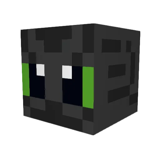 vvvvvvvvvvvu Minecraft avatar head, 3D render