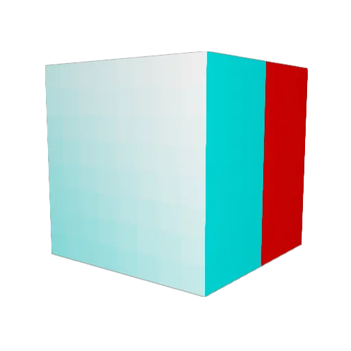 vvwz Minecraft avatar head, 3D render