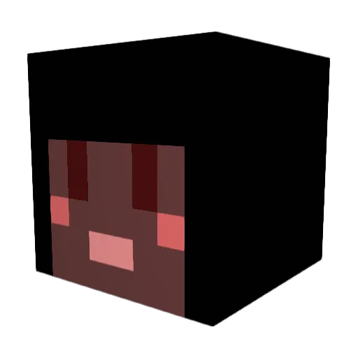 vwindownext Minecraft avatar head, 3D render