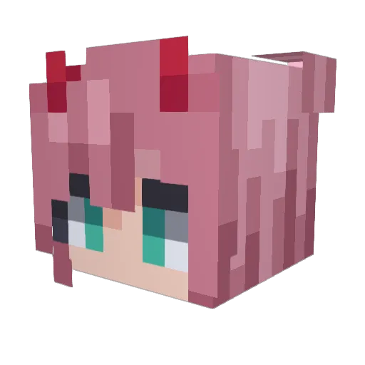 vwiz_77 Minecraft avatar head, 3D render