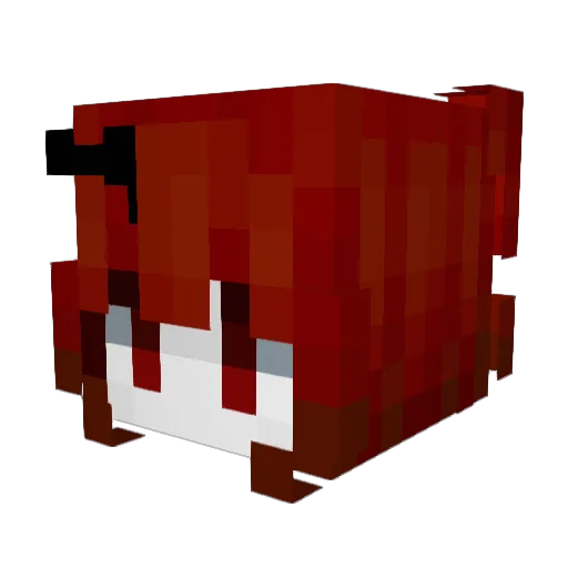 vwky Minecraft avatar head, 3D render