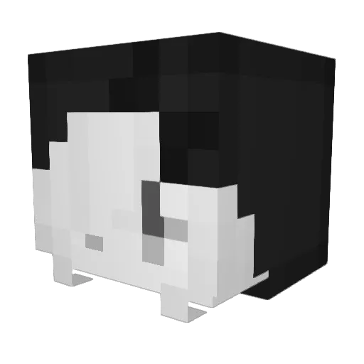 vwleria Minecraft avatar head, 3D render