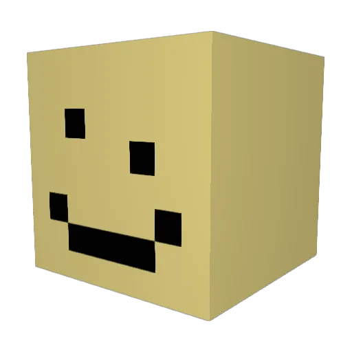 vwoomp Minecraft avatar head, 3D render