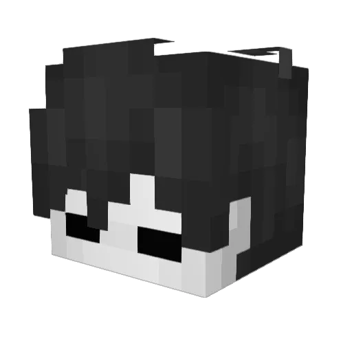 vwyi Minecraft avatar head, 3D render