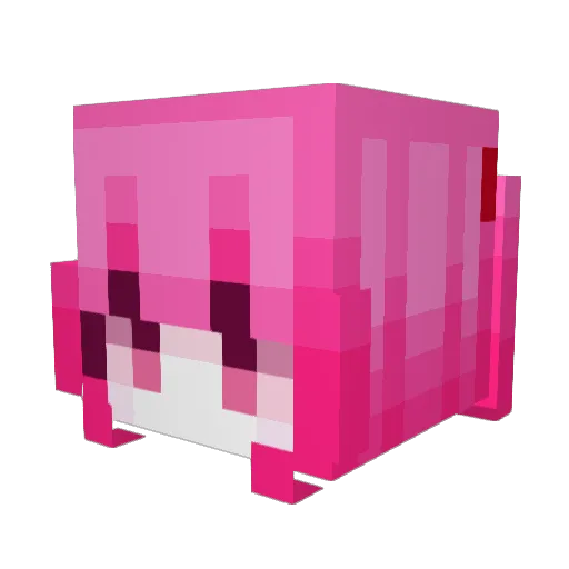 vx_xo Minecraft avatar head, 3D render