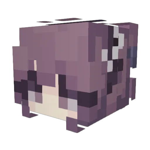 vxcbdg_ Minecraft avatar head, 3D render