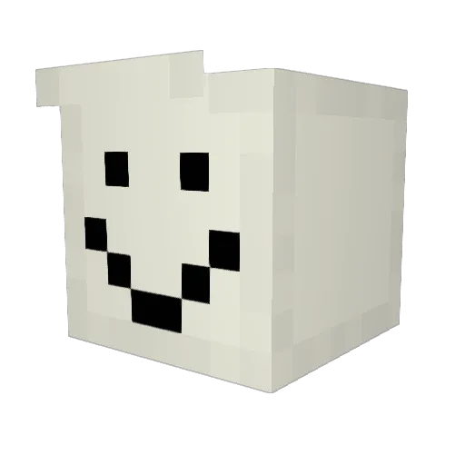 vxcl Minecraft avatar head, 3D render