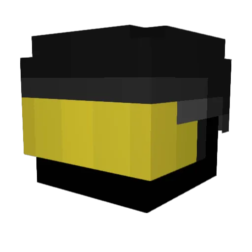 vxczyle Minecraft avatar head, 3D render