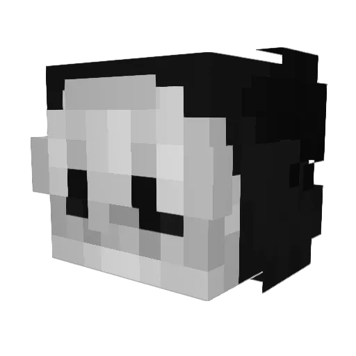 vxeq Minecraft avatar head, 3D render