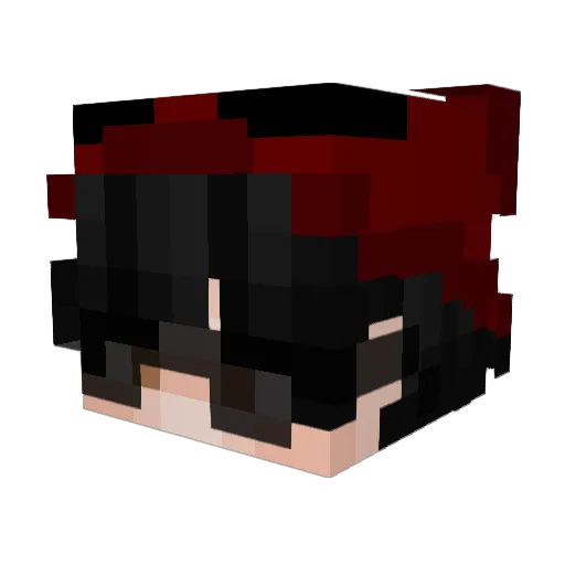 vxhoo Minecraft avatar head, 3D render