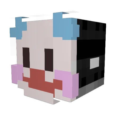 vxntrx Minecraft avatar head, 3D render