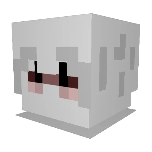 vxp14 Minecraft avatar head, 3D render
