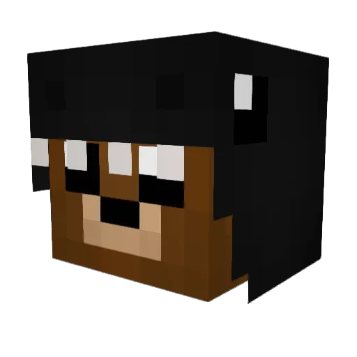 vxpebtw Minecraft avatar head, 3D render
