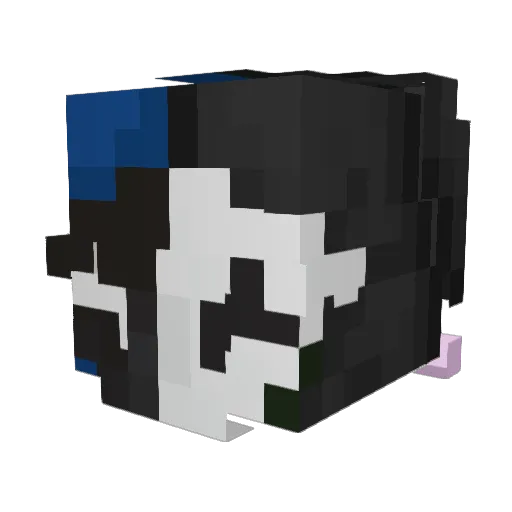 vxx_szef Minecraft avatar head, 3D render