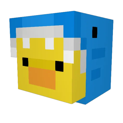 vxylolv_v2 Minecraft avatar head, 3D render