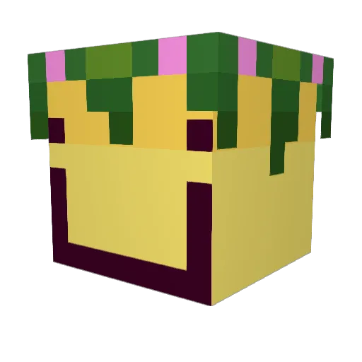 vydanerd Minecraft avatar head, 3D render