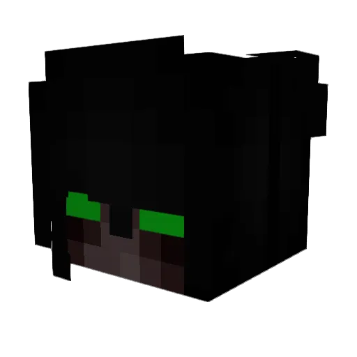 vydzz Minecraft avatar head, 3D render