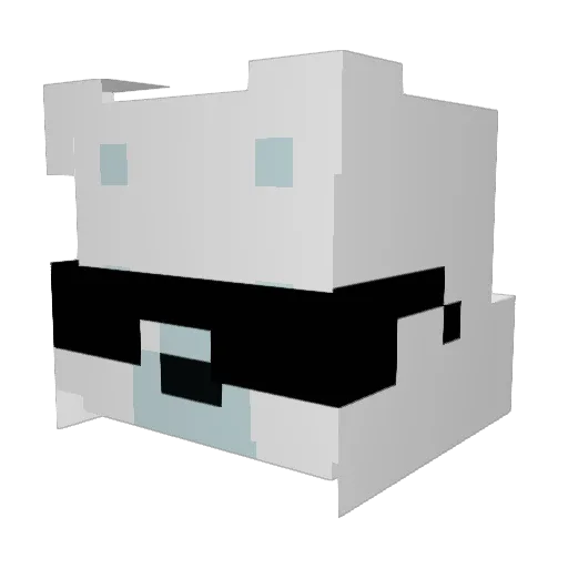vyeth Minecraft avatar head, 3D render