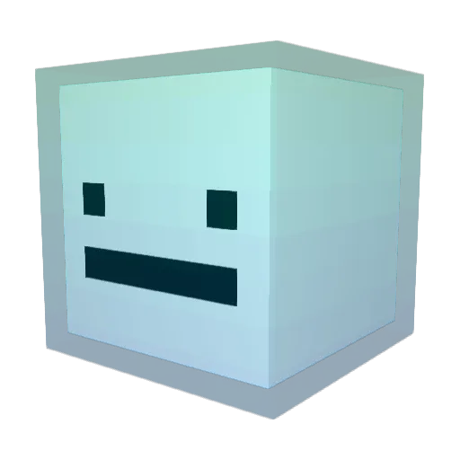 vyhuhol Minecraft avatar head, 3D render
