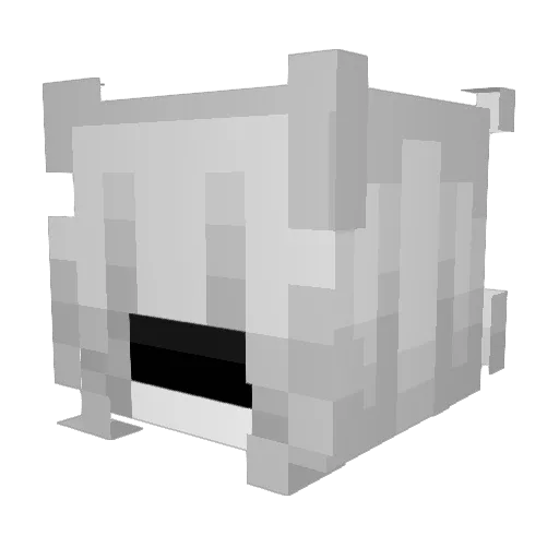 vykxiMC Minecraft avatar head, 3D render