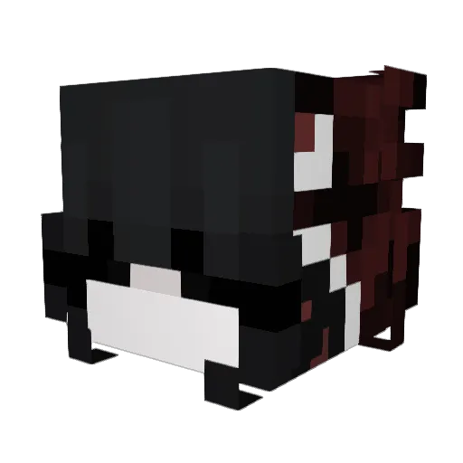 vylol Minecraft avatar head, 3D render