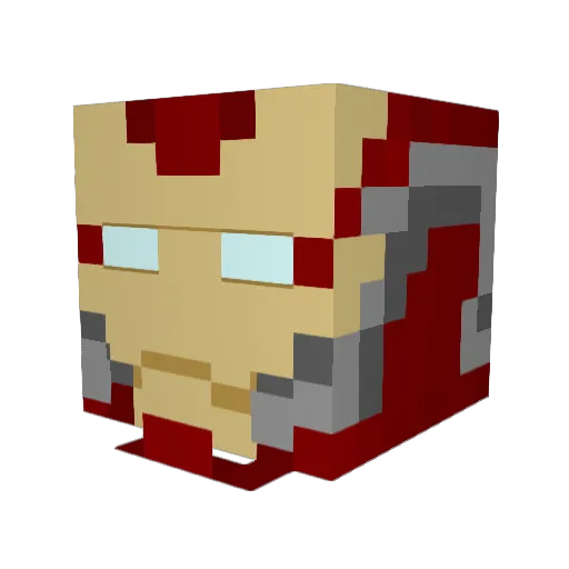 vymotik Minecraft avatar head, 3D render