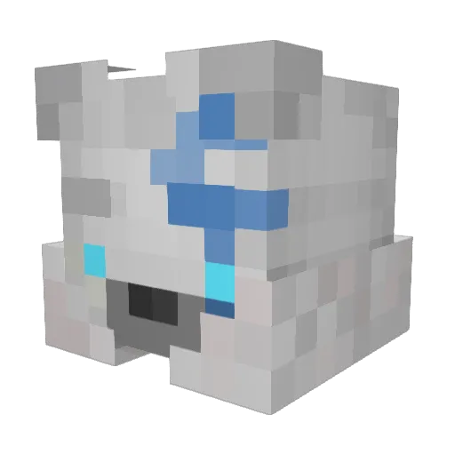 vyncke Minecraft avatar head, 3D render