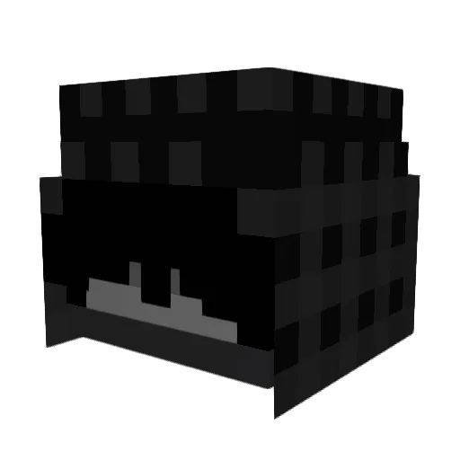 vynqd Minecraft avatar head, 3D render