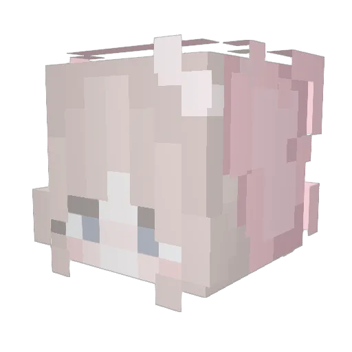 vyrnh Minecraft avatar head, 3D render