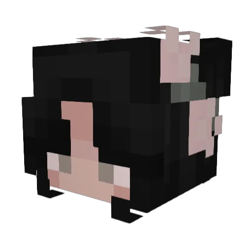vyssica Minecraft avatar head, 3D render